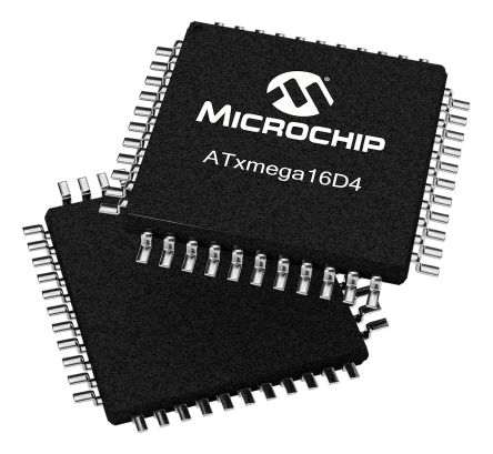 Microchip Microcontrôleur, 8bit, 2 Ko RAM, 16 + 4 KB, 32MHz, TQFP 44, Série AVR XMEGA
