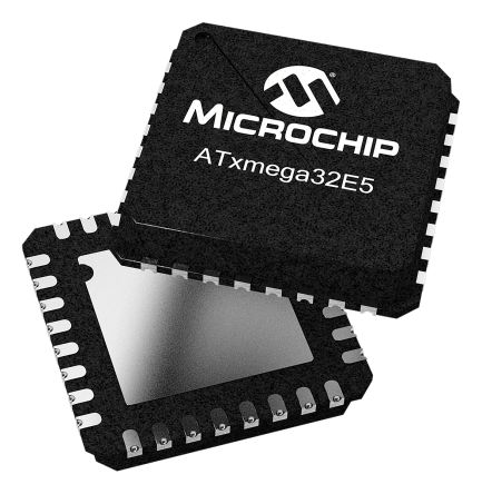 Microchip Mikrocontroller AVR XMEGA AVR 8bit SMD 32 + 4 KB UQFN 32-Pin 32MHz 4 KB RAM