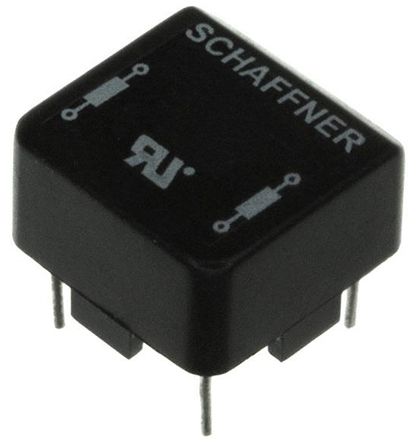 Schaffner Inductores De Modo Común, 1.3Ω, 14 X 14 X 9mm, 0,3 A Montaje En Orificio Pasante, -40°C → +100°C. RN,