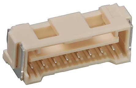 Molex CLIK-Mate Leiterplattenbuchse Abgewinkelt 3-polig / 1-reihig, Raster 2mm