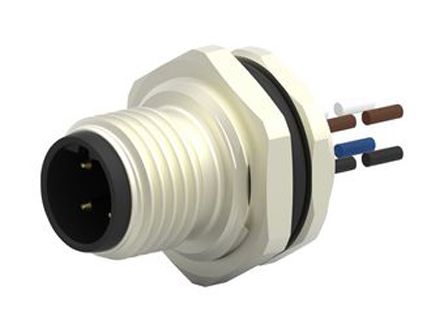 TE Connectivity T417 Konfektioniertes Sensorkabel 3-adrig Stecker Gerade / Offenes Ende, Länge 200mm