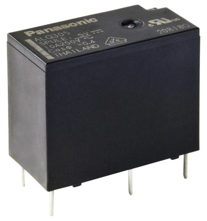 Panasonic PCB Mount Power Relay, 12V Dc Coil, 10A Switching Current, SPDT