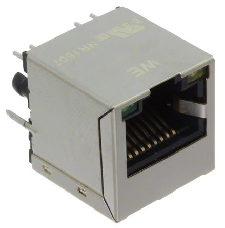 Wurth Elektronik LAN-Ethernet-Transformator PCB-Montage 1 Ports -1dB, L. 16.9mm B. 15.95mm