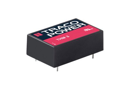 TRACOPOWER THM 3 DC/DC-Wandler 3W 5 V Dc IN, 15V Dc OUT / 200mA 5kV Ac Isoliert