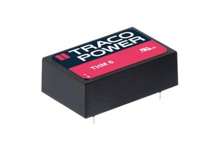 TRACOPOWER THM 6 DC/DC-Wandler 6W 5 V Dc IN, 15V Dc OUT / 400mA 5kV Ac Isoliert