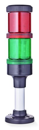 AUER Signal ECOmodul60 LED Signalturm 2-stufig Linse Rot/Grün LED Rot/Grün + Dauer Multifunktion