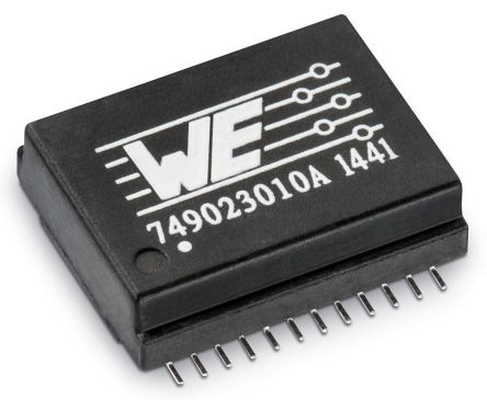 749023010A | Wurth Elektronik 网络变压器, 贴片安装, 1输出, -1dB