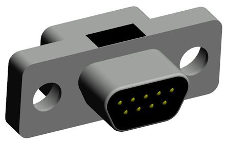 Norcomp Conector D-sub, Serie MICRO-D, Paso 1.27mm, Recto Micro-D, Montaje En Orificio Pasante, Macho, Terminación