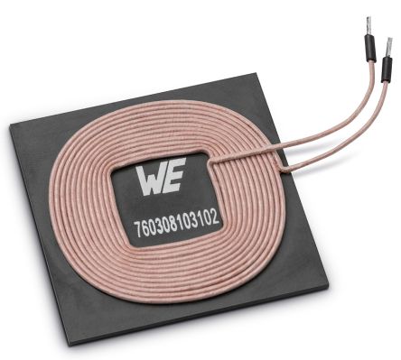 Wurth Elektronik 无线充电线圈, WE-WPCC系列, 电感值10 μH, 最大7A, 最大55mΩ