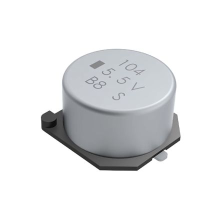 KEMET Supercondensateur, 0.22F, 3.5V C.c., CMS, 10.7 X 10.8 X 5.5mm, Pas De 5mm, -40 °C → +85 °C.