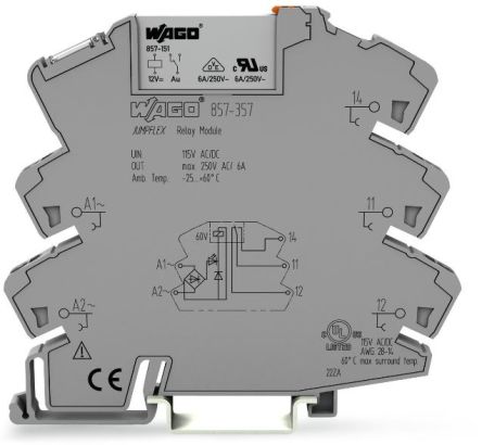 Wago Interface Relais 115V Ac/dc DIN-Hutschiene