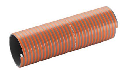 Merlett Plastics Alabama Schlauch, Ø 76mm 85.2mm Orange PVC Übertragung, Vakuum 4 Bar Für Entleerung X 10m
