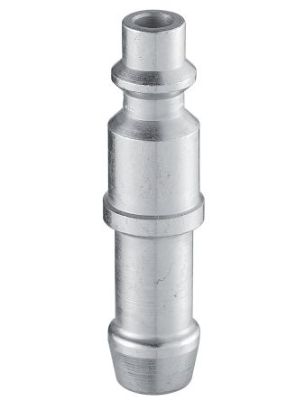 PREVOST Treated Steel Plug For Pneumatic Quick Connect Coupling, 8mm Hose Barb