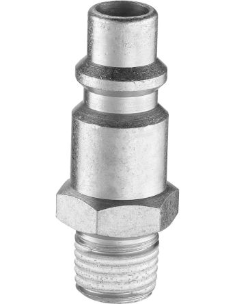 PREVOST Stecker Für Pneumatik-Schnellverbindungskupplung Behandelter Stahl, G1/4 Stecker, Mit Gewinde ISO B8