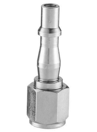 PREVOST Stecker Für Pneumatik-Schnellverbindungskupplung Behandelter Stahl, G1/4 Buchse, Mit Gewinde British Standard 6