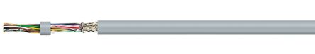 CAE Groupe HIFLEX-CY Datenkabel 0,5 Mm² Ø 7.8mm, Kupfergeflecht Geschirmt PVC Isoliert Twisted Pair Grau