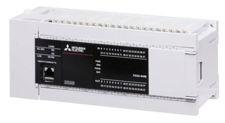 Mitsubishi MELSEC IQ-F Series PLC CPU For Use With FX5 Expansion Adapter, FX5 Extension Module, Analogue Output,