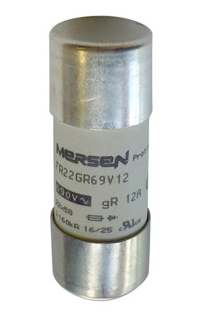 Mersen Protistor Feinsicherung FF / 63A 22 X 58mm 500 V Dc, 690 V Ac, 700V Ac GR