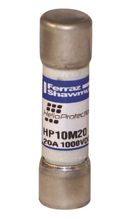 Mersen HP10M Feinsicherung / 20A 10 X 38mm 1kV Dc Glas Melamin GPV