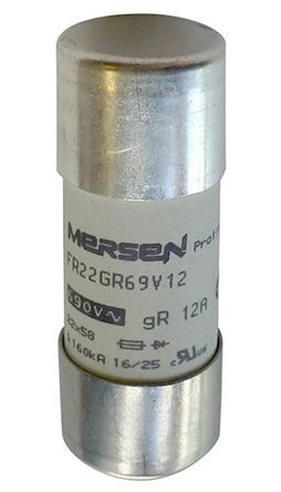 Mersen Protistor Feinsicherung FF / 63A 22 X 58mm 500 V Dc, 690 V Ac, 700V Ac GR