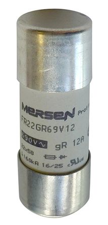 Mersen Cartouche Fusible Protistor, 100A 22 X 58mm Type FF 500 V Dc, 690 V Ac, 700V C.a.