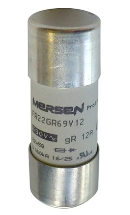 Mersen Cartouche Fusible Protistor, 32A 22 X 58mm Type FF 500 V Dc, 690 V Ac, 700V C.a.