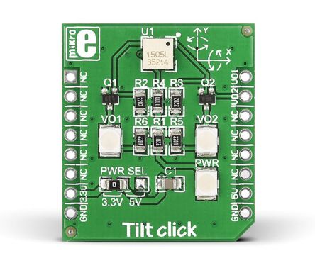 MikroElektronika RPI-10354 Tilt Click Entwicklungskit, Neigungssensor