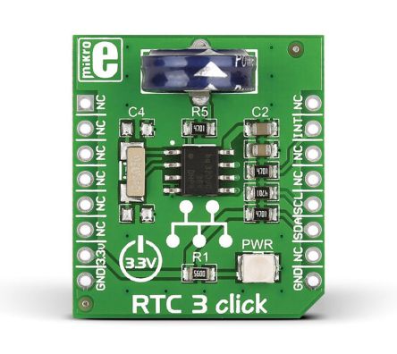MikroElektronika Carte MikroBus Click Horloge En Temps Réel (RTC) Pour BQ32000 RTC3