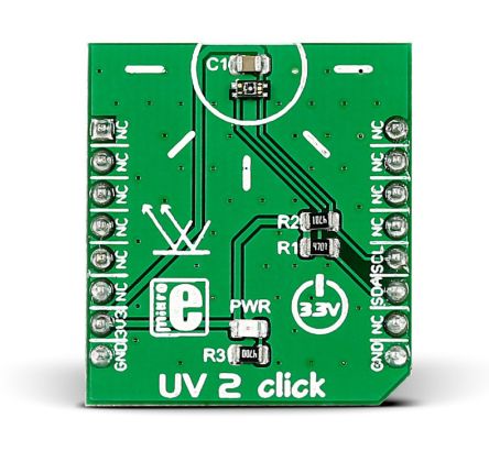 MikroElektronika VEML6075 UV2 Click Entwicklungskit, UV-Sensor