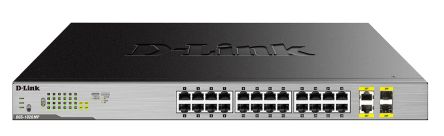 D-Link DGS-1026MP Gigabit-Switch Rackmontage PoE 26-Port Unmanaged 10/100/1000Mbit/s 440 X 250.4 X 44mm