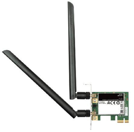 D-Link Adaptador WiFi,, PCIe, 867Mbit/s 2.4GHz AC1200 802.11ac, 802.11b, 802.11g, 802.11n WiFi