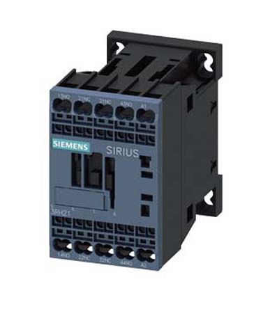 Siemens 3RH2 Series Contactor, 10 A, 2.8 W, 2NO + 2NC, 600 V Dc, 690 V Ac