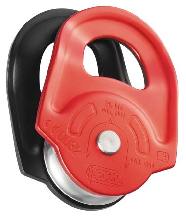 Petzl Seilrolle Min Seil ø 7mm / 13mm Max., 8kN Max.Last Aluminium, Edelstahl