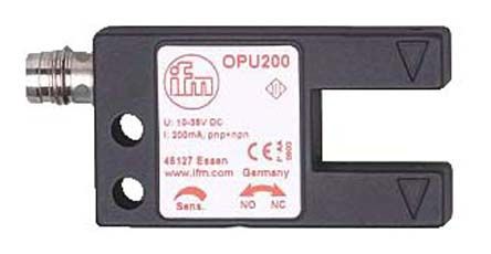Ifm Electronic Optischer Sensor, Durchgangsstrahl, Bereich >0,3 Mm, NPN/PNP Ausgang, 3-poliger M8-Steckverbinder