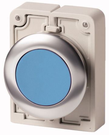 Eaton Pulsador Serie RMQ Titan, Ø 30mm, De Color Azul, Momentáneo, IP67