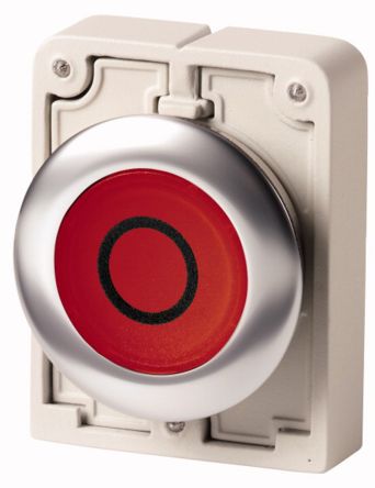 Eaton RMQ Titan Series Red Momentary Push Button, 30mm Cutout, IP67