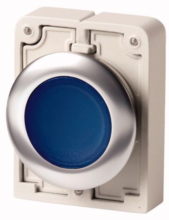 Eaton RMQ Titan Series Blue Momentary Push Button, 30mm Cutout, IP67