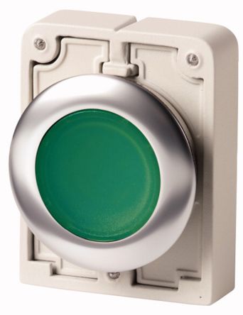 Eaton RMQ Titan Series Green Momentary Push Button, 30mm Cutout, IP67