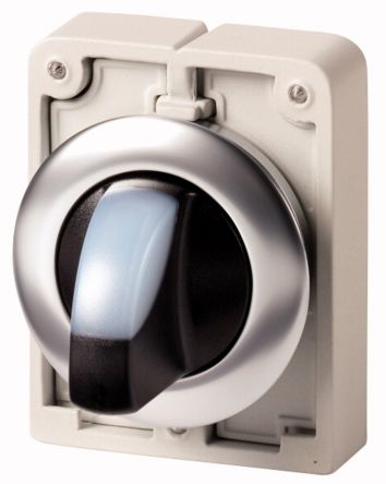 Eaton RMQ Titan Wählschalterkopf Beleuchtet Weiß 2-Positionen 30mm Tastend