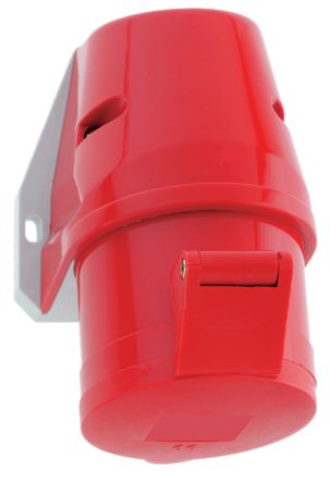 Bals Leistungssteckverbinder Buchse Rot 3P + N + E, 415 V / 16A, Wandmontage IP44