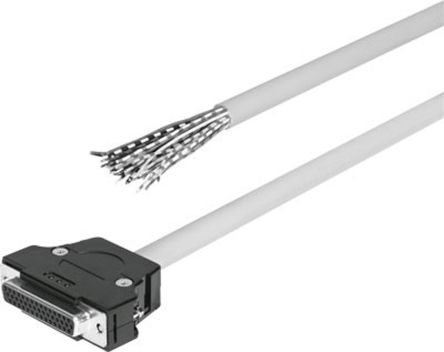 디바이스마트,,,NEBV-S1G44-K-2.5-N-LE44-S6,Festo NEBV Series Cable, For Use With Valve Terminals / 136-7005