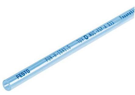 Festo PUN-H Druckluftrohr Polyurethan Blau, Innen-Ø 7mm / Außen 10mm X 50m Bis 10 Bar