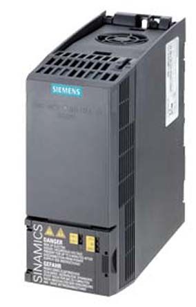 Siemens SINAMICS G120C, 3-Phasen Frequenzumrichter 1,5 KW, 400 V Ac / 4,5 A, 5,5 A. 0 → 240 (Vector Control) Hz,