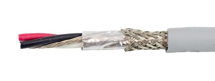 Alpha Wire EcoCable Mini ECO Steuerkabel, 6-adrig X 0,15 Mm² Grau, 30m, 26 AWG, Folie