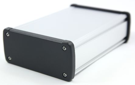 RS PRO Caja De Aluminio Plateado, 115.1 X 51.6 X 169mm, IP66