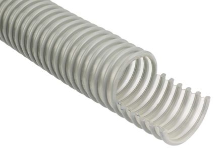 RS PRO PUR, PVC Reinforced Flexible Ducting, 10m, (Minimum) 76mm Bend Radius
