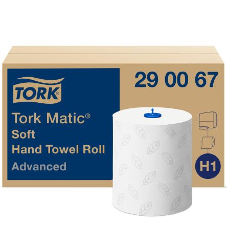 Tork MATIC Papierhandtuch 2-lagig Weiß, 190 X 190mm