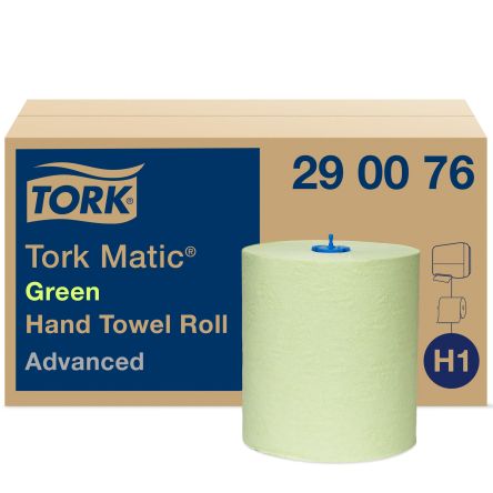 Tork Toalla De Papel MATIC / Rollo Verde De 2 Capas De 190 X 190mm