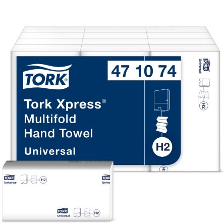 Tork Asciugamani Di Carta, In, 1 Strato, 250 X 12 Fogli Da 81 X 213 Mm (chiuso), 241 X 213 Mm (aperto)