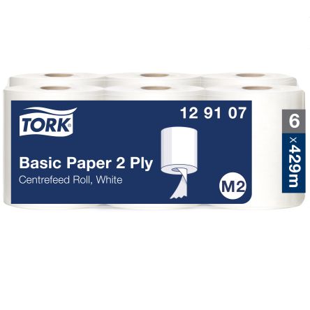Tork Basic Paper Papierhandtuch Weiß, 150 M X 194mm